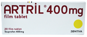 イブプロフェン（Artril）の商品画像:通販のつるかめ薬局