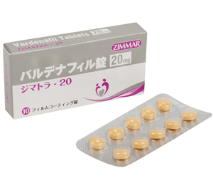 ジマトラ(レビトラジェネリック)の商品画像:通販のつるかめ薬局